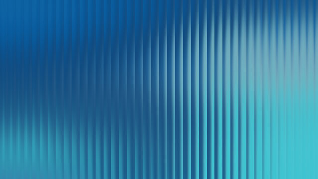 Vertical fluted glass effect on dark blue, cyan, and deep teal fluid background for modern software mockup design.