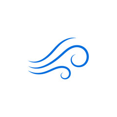 Obraz premium Outline Wind Illustration