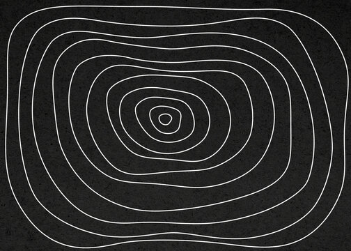 Black and white abstract wavy line pattern illustration
