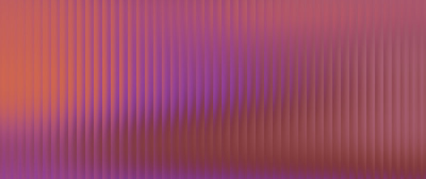 Magenta, purple, orange, and red dynamic fluid gradient with vertical fluted effect for creative agency landing page.