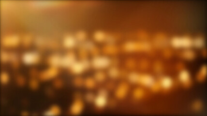 Fototapeta premium warm gold bokeh background with cozy and heavy blur