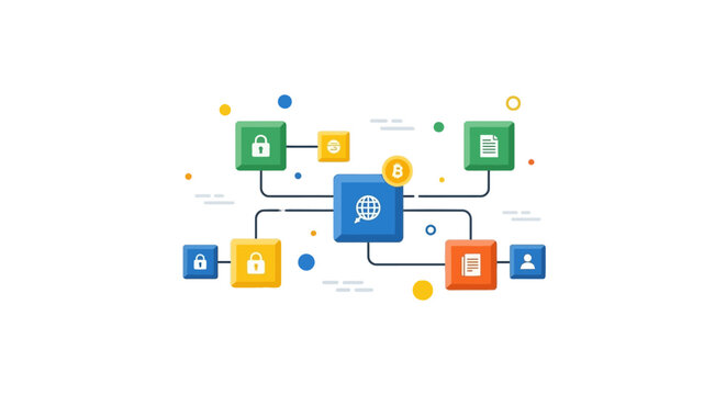 Digital Network Security and Data Flow Diagram.