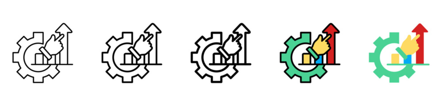 Improve Icon Collection With Different Styles And Colors