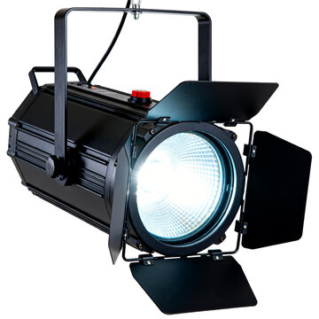 [Transparent Background PNG]Studio Stage Lighting Fixture with Fresnel Lens