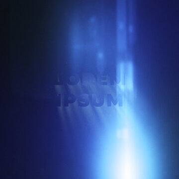 Cinematic Light Flare Text Square Title Animation