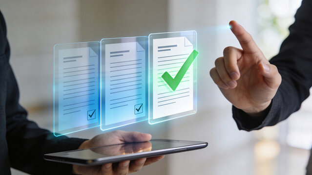Digital Approval Process and Online Document Verification with Electronic Signature Compliance