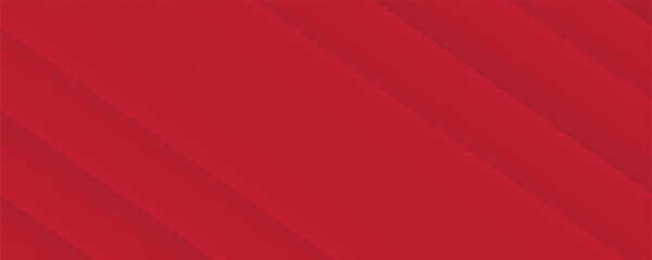 Fototapeta premium Abstract red diagonal layered geometric background banner.