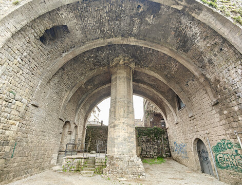 Viterbo, Italy - called "The City of Popes", Viterbo is one of the most beautiful cities of Central Italy. Here in particular a glimpse of the medieval Old Town

