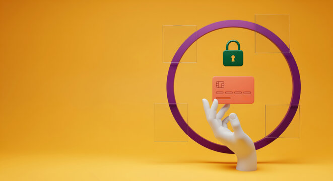 Secure payment background for fraud prevention pages where card and lock symbols support checkout verification, account protection and finance safety messages for ecommerce, insurance