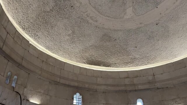 Mausoleum of Theodoric the Great Interior Historic Stone Chamber Ravenna
