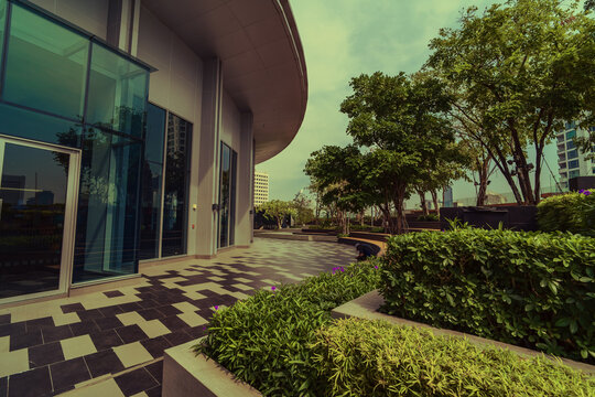 Rooftop of Samyan Mitrtown shopping mall