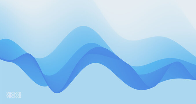 Water waves. Nature background. Trendy liquid design. Vector illustration for brochure, poster, cover, card, presentation, flyer or banner.