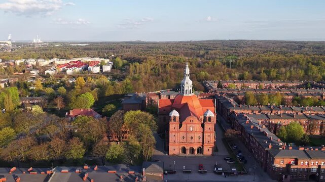 Osiedle Nikiszowiec- Kości&oacute;ł św. Anny- Katowice, Polska
