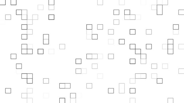 abstract geometric pattern background. HUD animation, mosaic background, motion video	
