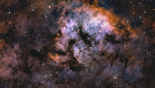 Emission nebula NGC 7822 in constellation Cepheus