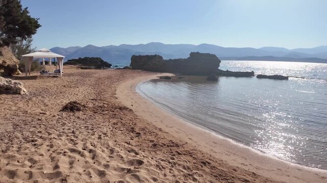 Amazing view of Lepeda Beach, Cephalonia, Ionian Islands, Greece