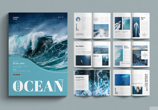 Ocean Magazine Template