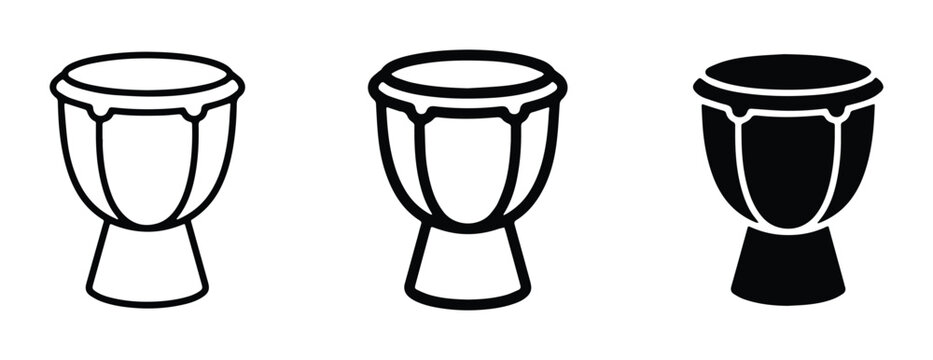 black and white outline icons on white background