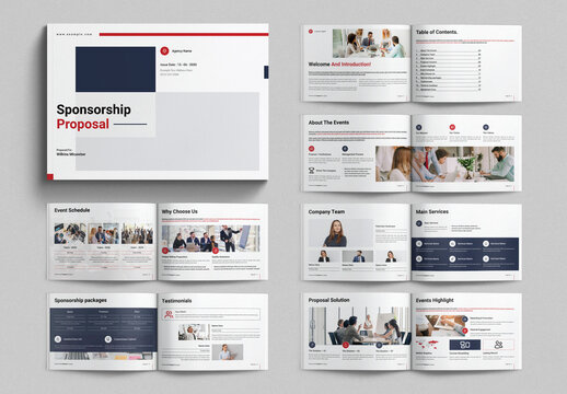 Sponsorship Proposal Template Landscape