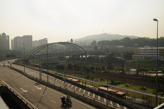 View around Terminal Bersepadu Selatan (TBS) in Kuala Lumpur, Malaysia, a major transportation hub.&nbsp;