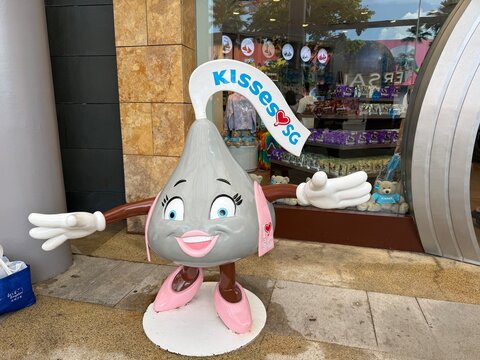 April 2026, Singapore: Hershey's Chocolate World character