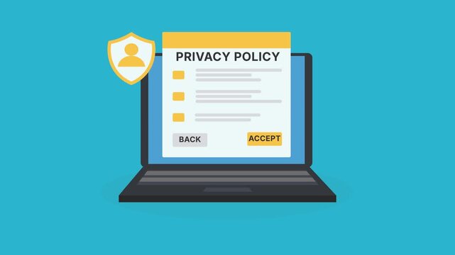 Privacy Policy Laptop Screen Security
