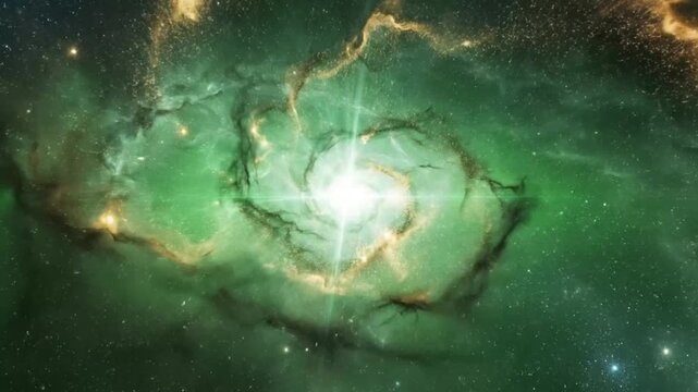 Cosmic nebula with starlight perfect for UI/UX design and motion graphics