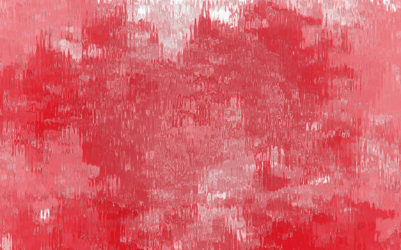 Abstract red watercolor paint texture background featuring artistic brush strokes, grunge distress pattern, and soft gradient tones. this modern painted surface texture is ideal for graphic design