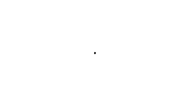 Abstract black dots converging to the center on a white background. Animation of a swarm of particles in a minimalist style, gathering at one point.