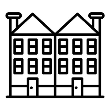 Semi Detached House Icon