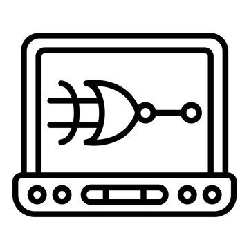 Logic Gate XNOR Icon