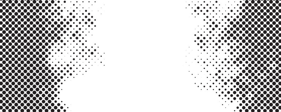 halfton pattern dot background texture overlay grunge distress linear vector. eps 10