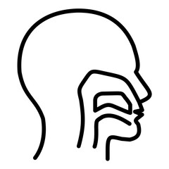Obraz premium Pharynx Icon