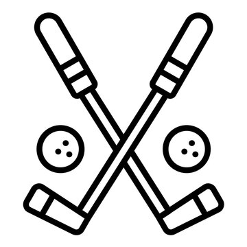 Mini Golf Putter Icon