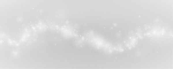 Floating magic dust PNG spark particles shine softly in smooth motion blur over dark space. Elegant glow builds premium abstract design atmosphere. © Extrastock