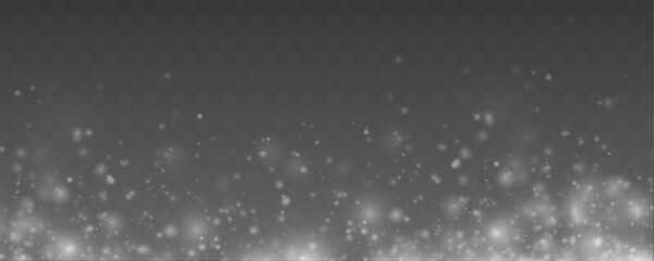 Floating magic particles glow softly in dark space. Subtle shimmer builds premium cinematic visual composition. Perfect for banners. © Extrastock