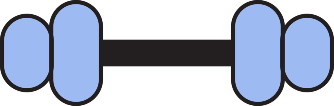 Dumbbell icon for fitness program