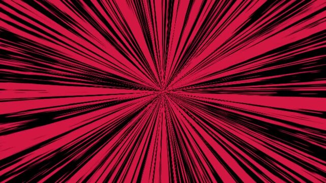 Background of radial lines for comic books on Manga speed frame superhero action explosion background.