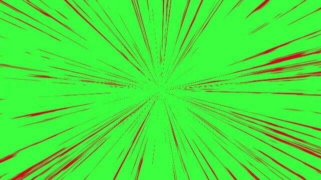 Background of radial lines for comic books on Manga speed frame superhero action explosion background.