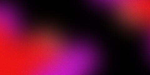 Obraz premium Abstract grainy gradient background with warm Red and Pink Gradient Texture tones. Minimalist soft blur texture with film grain effect. Modern aesthetic backdrop for digital art and creative design.
