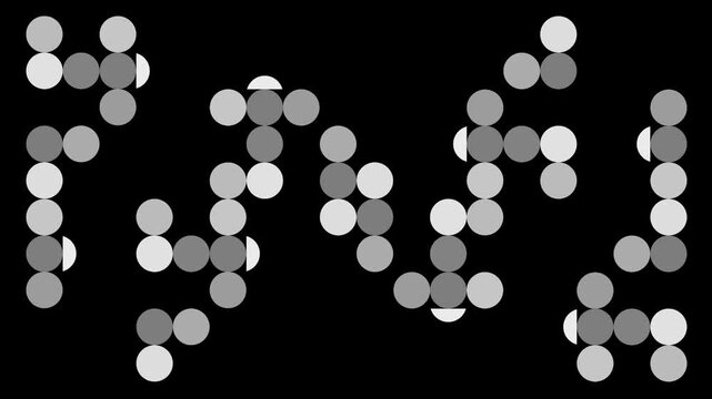 4k footage retro futuristic elements for design. full screen dots popped flicks. collection of abstract graphic geometric symbols and objects in y2k style. ideal for presentations, motion graphics