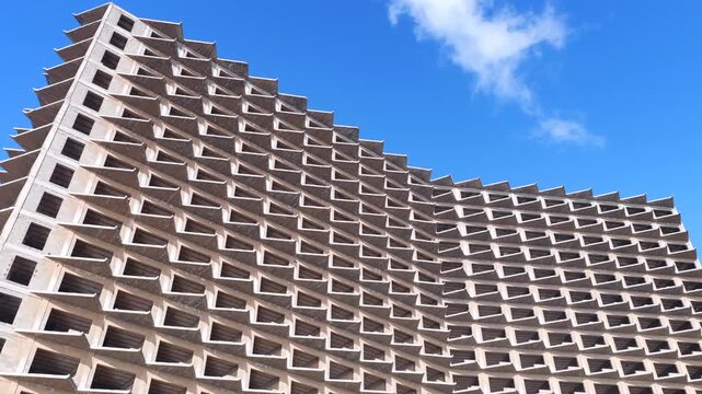 Aerial View of Abandoned Hotel in Tenerife; Overtourism, Housing Crisis, and Failed Real Estate