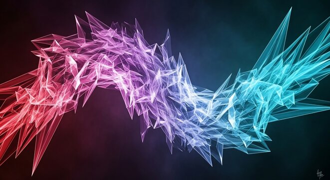 Abstract digital waveform