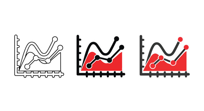 ski slope difficulty icon set vector - logo icons vector set. Blue, Black and white icons