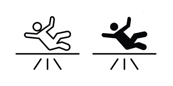 Accident icon editable stroke. Linear and flat icons
