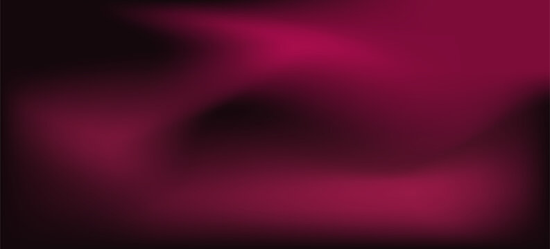 Black dark red purple burgundy maroon plum wine abstract background. Line wave wavy. Color gradient ombre blur fluid. Noise grain mesh. Shine glitter light metallic