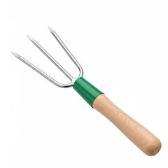 Fototapeta premium Garden fork with wooden handle