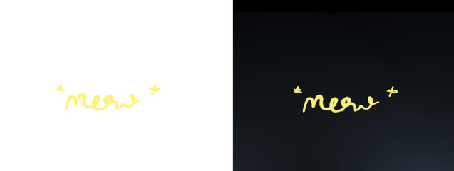Yellow Neon "Mars" Text with Stars Icon © Gulzar