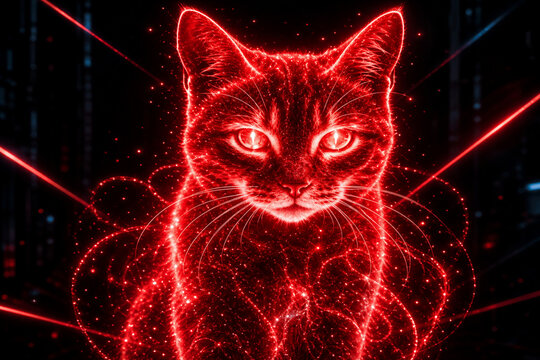 vector illustration of a cat