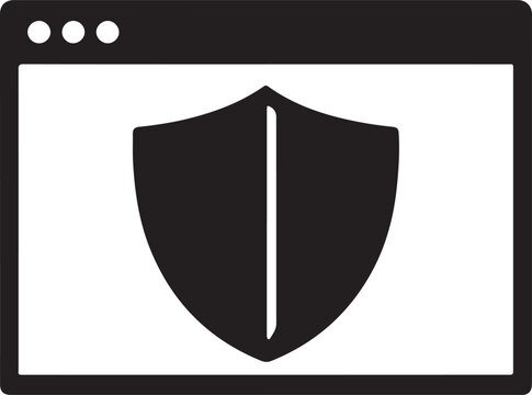 Website authority icon symbolizing trust, SEO ranking, credibility and domain strength concept